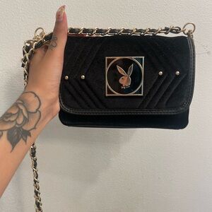 Black Playboy Shoulder Bag- NWT